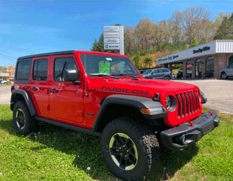 Franklin_North_Carolina_Smoky_Mountain_Chrysler_Red_Jeep