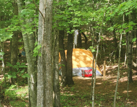 yellow_tent_cowee_campground_tent_site_franklin_north_carolina